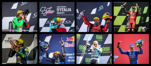 Campeones de AGV y Dainese